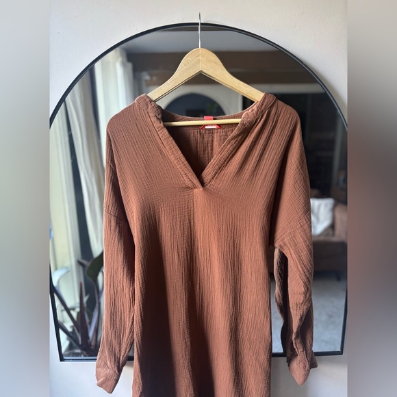 JOE FRESH | cotton muslin long sleeve dresses | size large - Picture 5 of 5